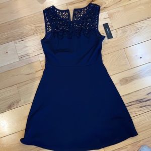 Lulus navy blue dress